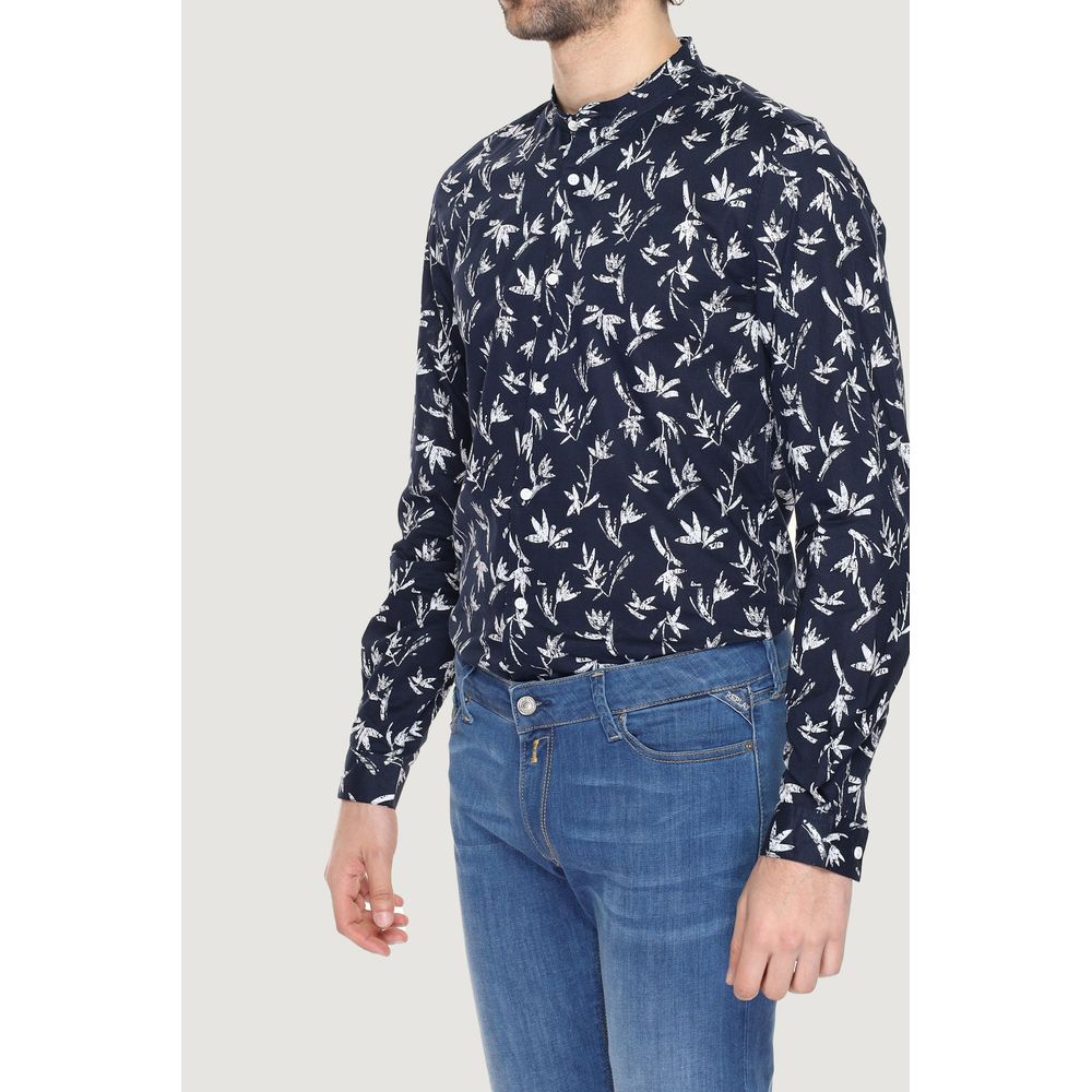 Antony Morato mavi pamuklu gömlek